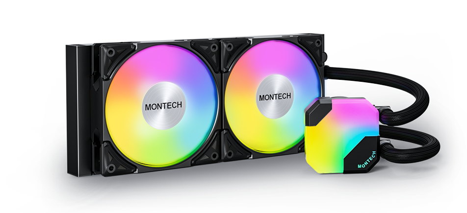 PC用ファン・クーラー MONTECH HyperFlow ARGB 240 Amazon.com: MONTECH HyperFlow ARGB 240 - AIO CPU Liquid